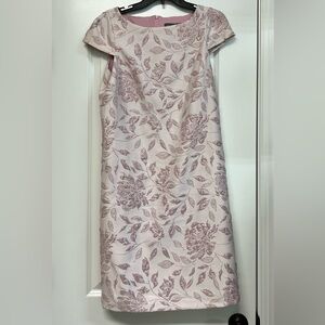 Donna Ricco Blush Floral Dress